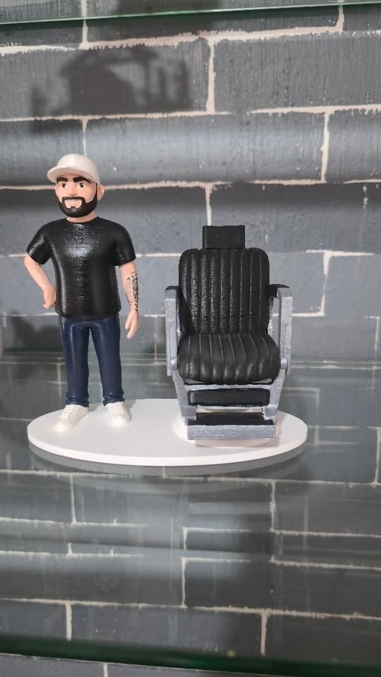 Accesorios de barbero impresos en 3D