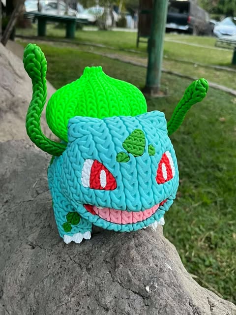 Bulbasaur coleccionable impreso en 3D
