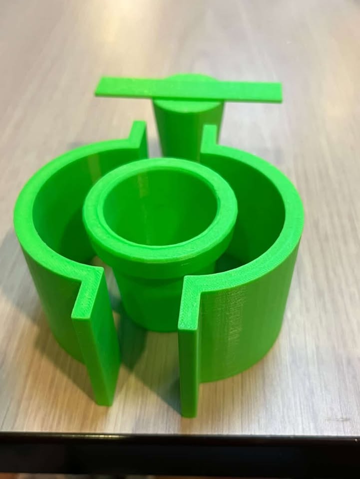 Contramolde impreso en 3D