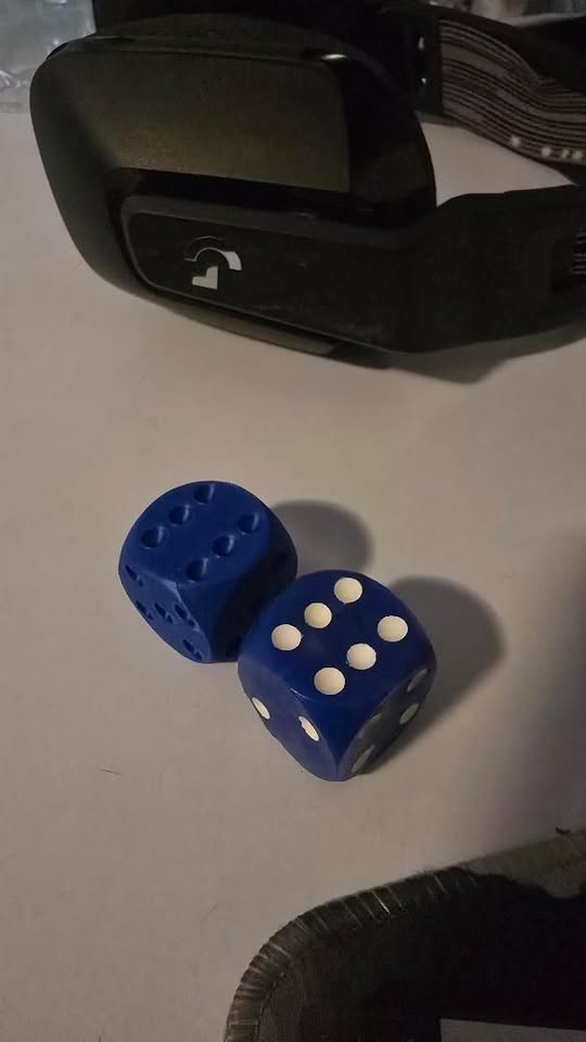 Dados impresos en 3D