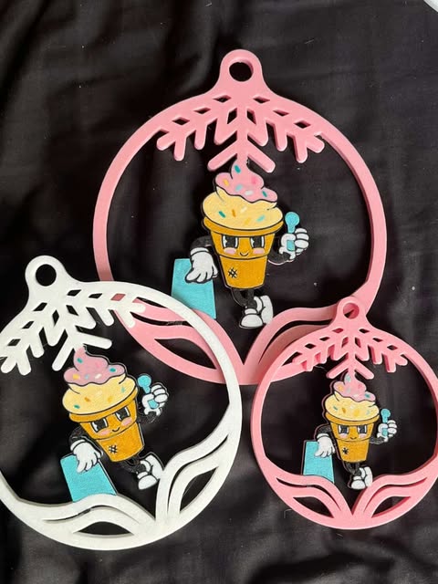 Esferas decorativas impresas en 3D