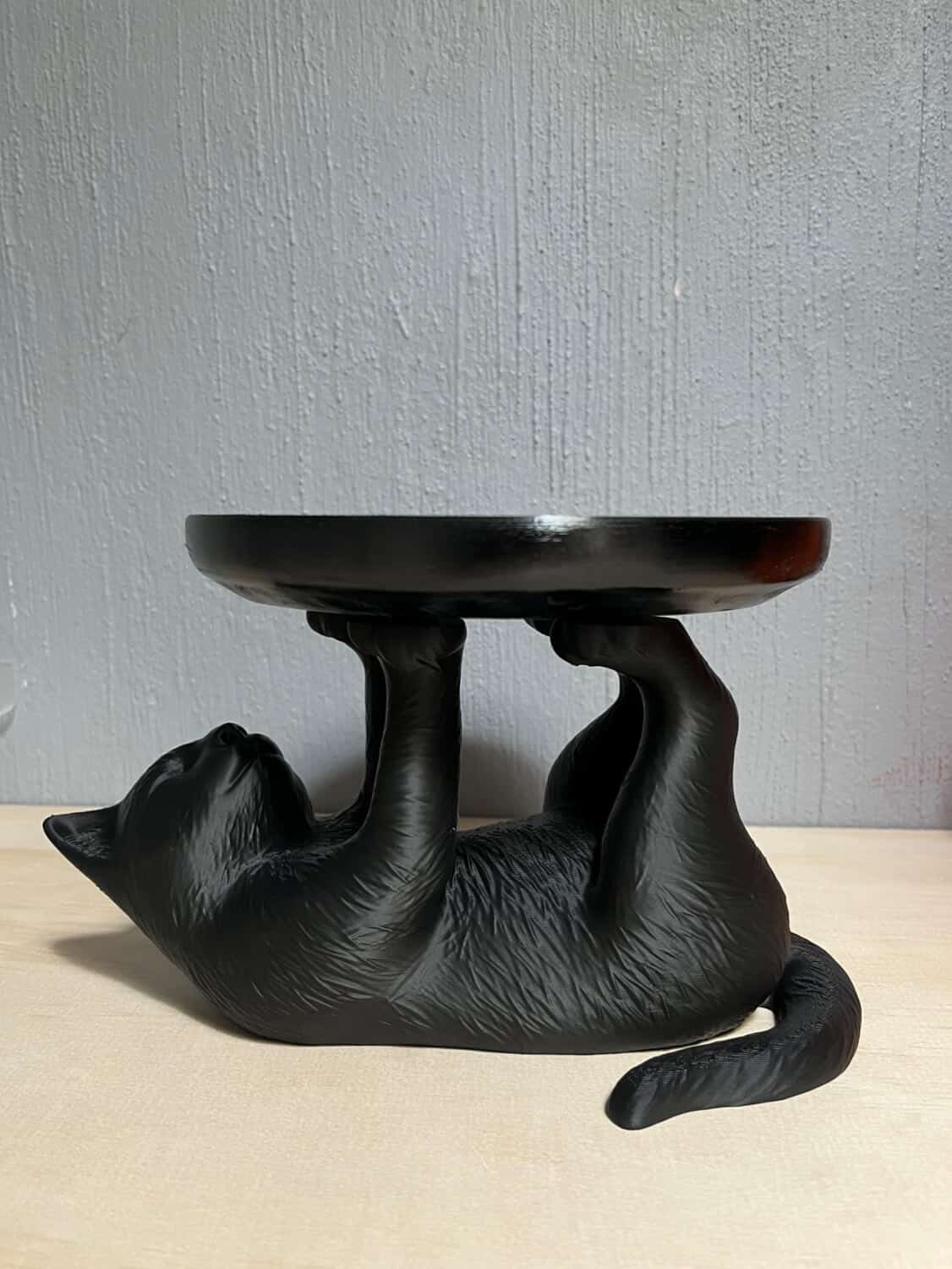 Gato decorativo impreso en 3D