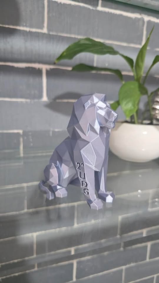 León impreso en 3D