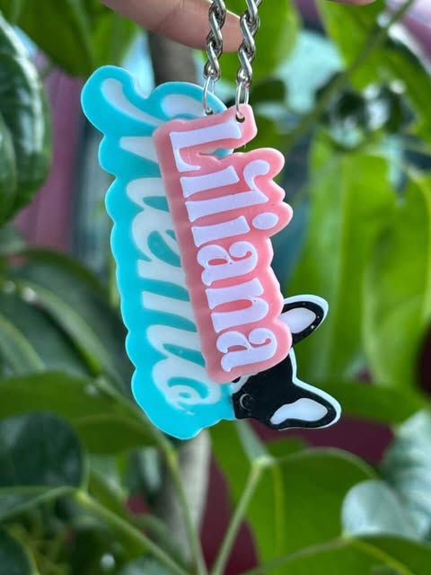 Llaveros personalizados impresos en 3D