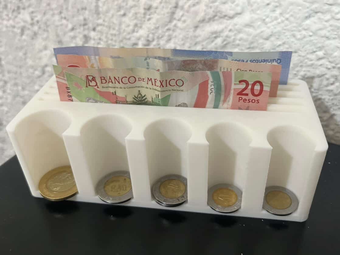 Monedero impreso en 3D