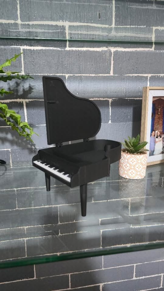 Piano decorativo impreso en 3D