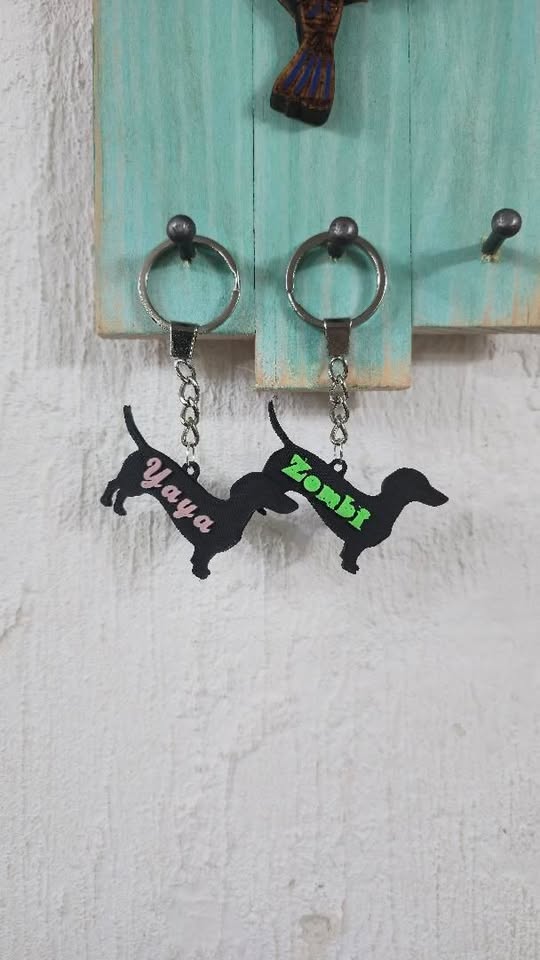 Llavero zombie impreso en 3D